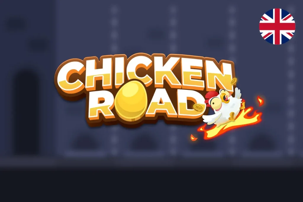 Chicken Road UK image with logo and flag